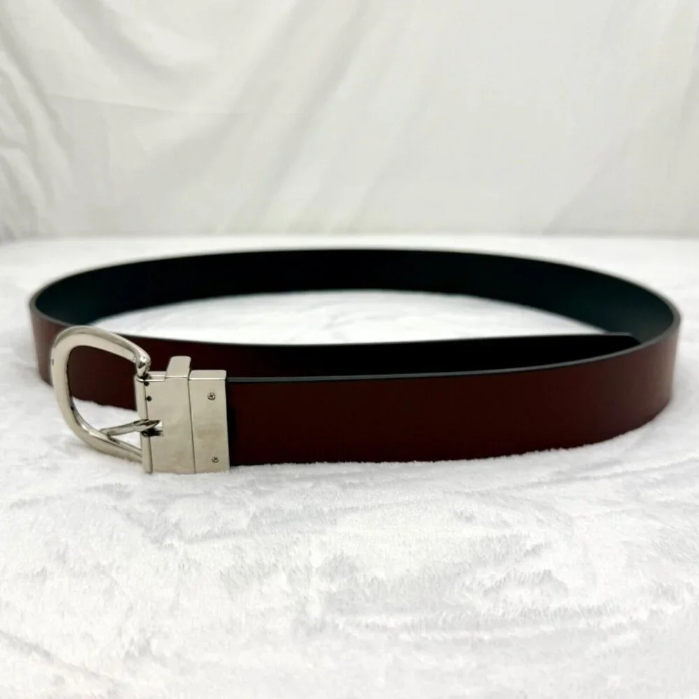 Double Sided Reversible Unisex Faux Leather Belt 53